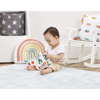 The Very Hungry Caterpillar Play and Go Squares plush booklet with ring